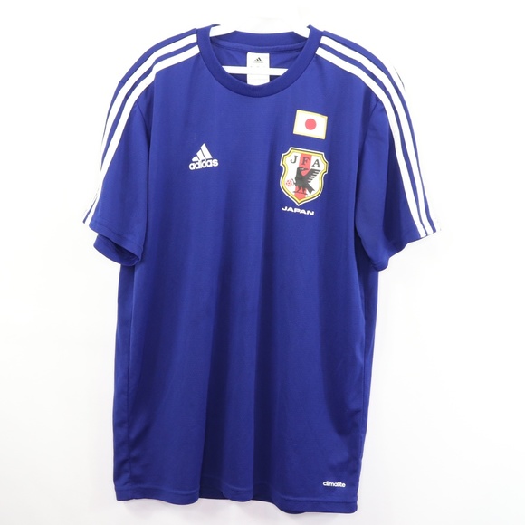 Adidas Japan world Cup Soccer Jersey Blue Medium Adidas Japan world Cup Soccer Jersey Blue Medium